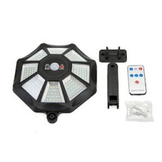Lampa Solara 168 LED Cob,Telecomanda, Senzor de Proximitate,20W,1200Lm foto