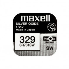 Baterie ceas Maxell SR731SW V329 1.55V, oxid de argint, 10buc/cutie