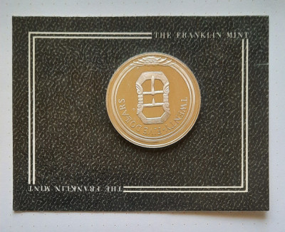 Moneda de argint - 25 Dollars Insulele Virgine Britanice 1988 FM(P) - A 3898 foto