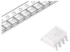 Optocuplor SMD 1 Canal 5kV Gull Wing 8 Pin foto