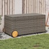 Gossi lada depozitare de gradina cu roti, gri, 190 l, poliratan