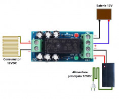 Modul releu Back-UP 12V foto