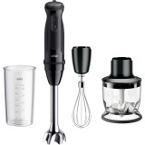 Mixer vertical Braun MQ50202MBK, 1000 W, 21 viteze, Pahar gradat 0.6l, Negru