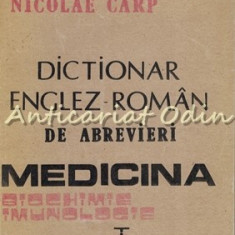 Dictionar Englez-Roman De Abrevieri - Ligia Carp, Irina Andreescu, Nicolae Carp