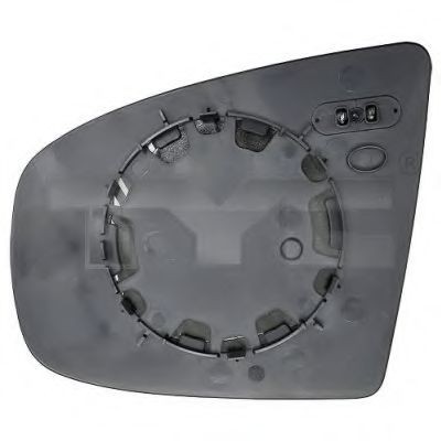 Sticla oglinda, oglinda retrovizoare exterioara BMW X5 (E70) (2007 - 2013) TYC 303-0102-1 foto