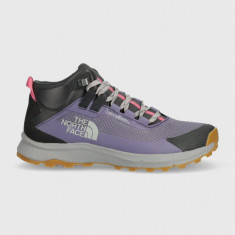 The North Face pantofi Cragstone Mid Waterproof femei, culoarea violet