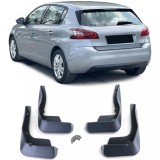 Set de aparatori de noroi fata si spate negre, potrivit pentru Peugeot 308 T9 pre-facelift 13-16 Performance AutoTuning