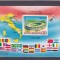 ROMANIA 1990 LP1238 TURNEUL FINAL C. M. DE FOTBAL ITALIA COLITA NEDANTELATA MNH