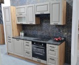 Mobila Bucatarie ISSA 3, MDF, Blat Inclus 3.8cm, Spatii Depozitare Multiple