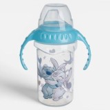 Cana cu cioc si manere din plastic, 360 ml, Transparenta, 10 luni+, CMCLASS