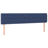 Cumpara ieftin Tablii de pat, albastru, 200x7x78/88 cm, textil
