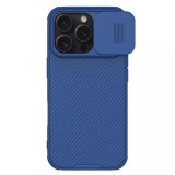 Husa Nillkin compatibila cu iPhone 16 Pro, CamShield Pro, TPU, Albastru