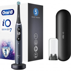 Periuta de dinti electrica Oral-B iO7, Tehnologie Magnetica si Micro-Vibratii, Display LED, Timer vizibil, 5 moduri, 1 capat, Suport rezerve, Trusa de