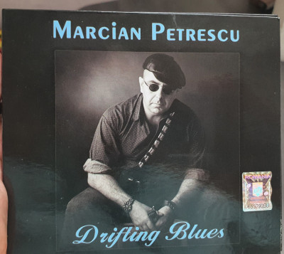 CD original cu autograf Marcian Petrescu, Drifting Blues, nou, impecabil foto