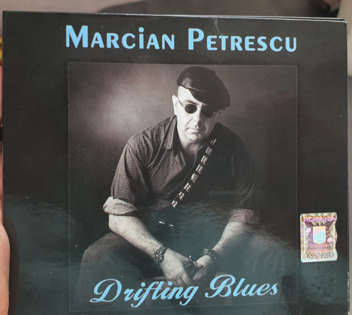 CD original cu autograf Marcian Petrescu, Drifting Blues, nou, impecabil