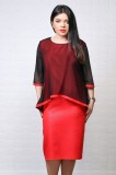 Rochie de ocazie Alma RosuMarimea, Yves