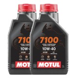 Cumpara ieftin Pachet 2 litri Ulei moto Motul 4T 7100 10W40
