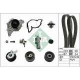 Set pompa apa + curea dintata Audi A4, 1994-2001, A6 Avant, 1997-2005, A8, 1994-202002, Allroad, 2000-2005, Skoda Superb (3u4, INA