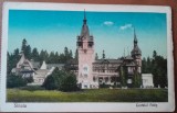 Carte postala, Sinaia, Castelul Peles, perioada interbelica