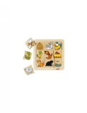 Joc puzzle de asociere Casutele animalelor, Goki