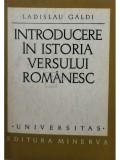Ladislau Galdi - Introducere in istoria versului romanesc (Editia: 1971)