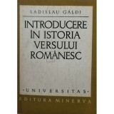 Ladislau Galdi - Introducere in istoria versului romanesc (Editia: 1971)