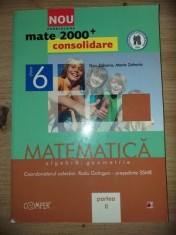 Matematica pentru clasa a 6-a (partea II)- Dan Zaharia, Maria Zaharia
