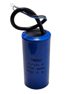 Condensator pornire motor electric (CBB60 375V 50/60Hz 35uf) foto