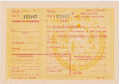 ROMANIA RSR CEC REGIM SPECIAL 1970