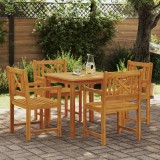 vidaXL Set de dining pentru grădină din lemn masiv de acacia, 5 piese