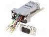 Adaptor D-Sub 9pin tata, RJ45 soclu, ENCITECH - 2112-0105-11