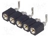 Conector 5 pini, seria {{Serie conector}}, pas pini 2.54mm, CONNFLY - DS1002-01-1*5S13