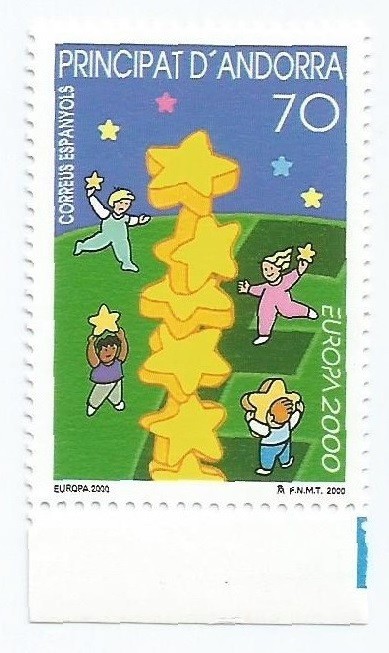 |Andorra, posta spaniola, Europa CEPT, 2000