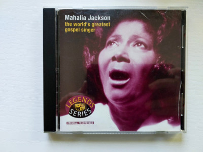 DD- #CD - Mahalia Jackson - the world&amp;#039;s greatest gospel singer - Legends Series foto