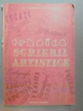TEHNICA SCRIERII ARTISTICE-V.R. IACOBESCU,V.V. IACOBESCU BUCURESTI 1989