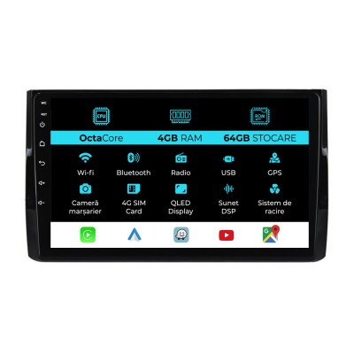 Navigatie Dedicata Skoda Kodiaq (2016-2024), 10Inch, 4Gb Ram, 64Gb Stocare, Carplay foto