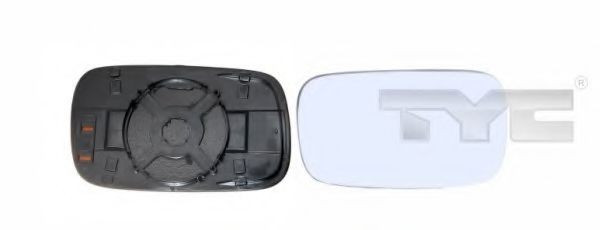Sticla oglinda, oglinda retrovizoare exterioara VW CADDY II Caroserie (9K9A) (1995 - 2004) TYC 337-0031-1