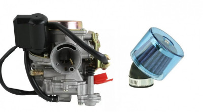 Carburator + Filtru Aer Sport Scuter Kymco - Kimco 4T 49cc 50cc 60cc foto