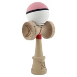Kendama X Originala, Ata 62/65 cm S Bicolor Roz/Alb