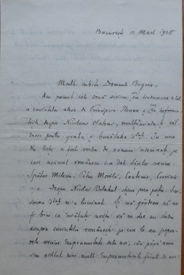 Scrisoare Gheorghe T. Kirileanu catre Vasile Bogrea, 1925 foto