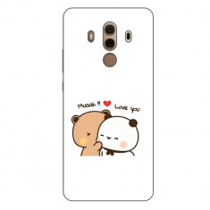 Husa compatibila cu Huawei Mate 10 Pro Silicon Gel Tpu Model Bubu Dudu Muaah Love You