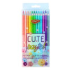 Set 12 Creioane Color DACO Pastel, Corp din Lemn Hexagonal, 12 Culori Diferite, Set Creioane Colorate, Creioane Colorate, Creioane pentru Desen, Creio