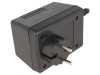 Carcasă Alimentator MASZCZYK ABS Ventilată Neagră KM-49 BK Dimensiuni 65,5x92x57mm