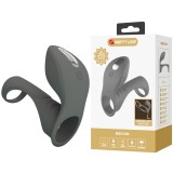 Cumpara ieftin Inel Penis Cu Vibratii Master Ring IV, Cenusiu