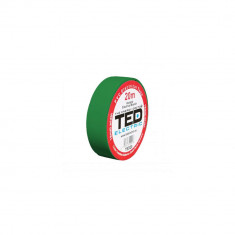 Banda electroizolatoare TED 19mm x 20metri verde