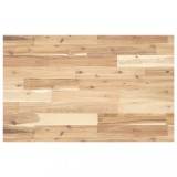 Cumpara ieftin Blat de baie netratat, 120x50x4 cm, lemn masiv de acacia