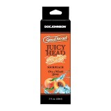 Spray pentru sex oral GOODHEAD Juicy Head Sours Peach - Dry Mouth, stimulează salivarea, aromă de piersică (acru), 59 ml