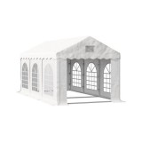 Hala evenimente PVC 3x6 m, 500 g/m2 ignifug si impermeabil, cadru otel galvanizat 38x0,8 mm, conector 42x1,2 mm, pereti exteriori 380 g/m2, armaturi