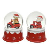 Cumpara ieftin Decoratiune - Santa-Bear Snow Globe - Red - mai multe modele | Kaemingk