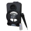 Boxa portabila JRH cu Bluetooth, AUX-in, Radio FM, Cititor USB, Card TF, Microfon cu fir, Lumini LED DJ,, Portabil